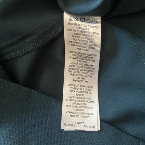 French Connection Echo Crepe One Shoulder Dress – Size XL 12 - Picture 3 of 6